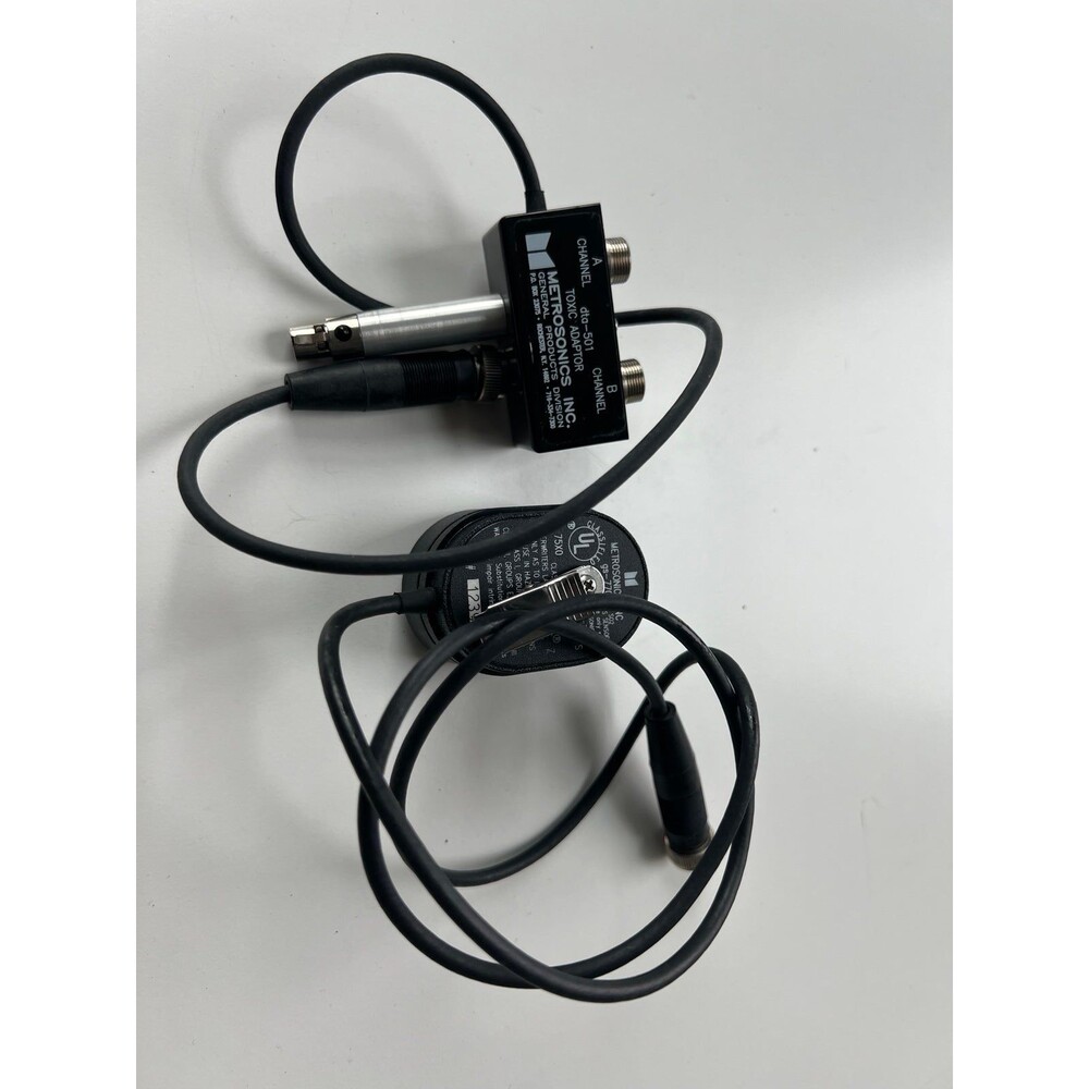 MetroSonics Inc. Toxic Adapter DTA-501 Part + gs-7703 Gas Sensor Test Equipment